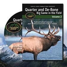 Outdoor Edge DVD-QUARTER &amp; DEBONE IN FIELD:Vol 2