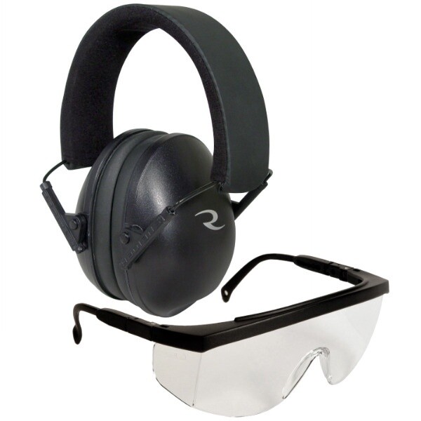 Radians Low-set Combo Slim Line Earmuff and Glasses
