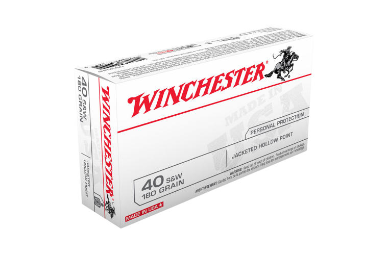 Winchester Value Pack 40S&amp;W 180gr JHP 50pk