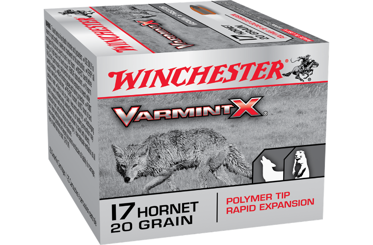 Winchester Varmint X 17 Hornet 20 Gr. Polymer Tip 20 Pack