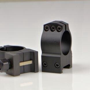 Warne 1in Tactical Rings Medium Matte