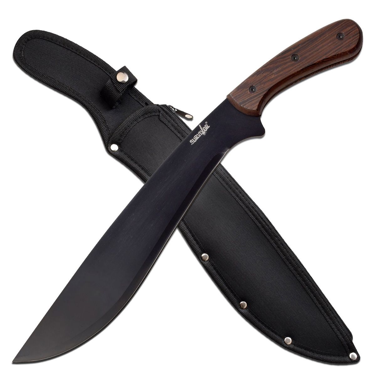 Survivor Wooden Handle Machete 560mm