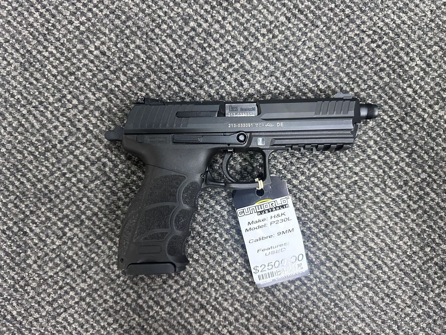 Consignment H&amp;K P30 9MM / SN: 213-033091