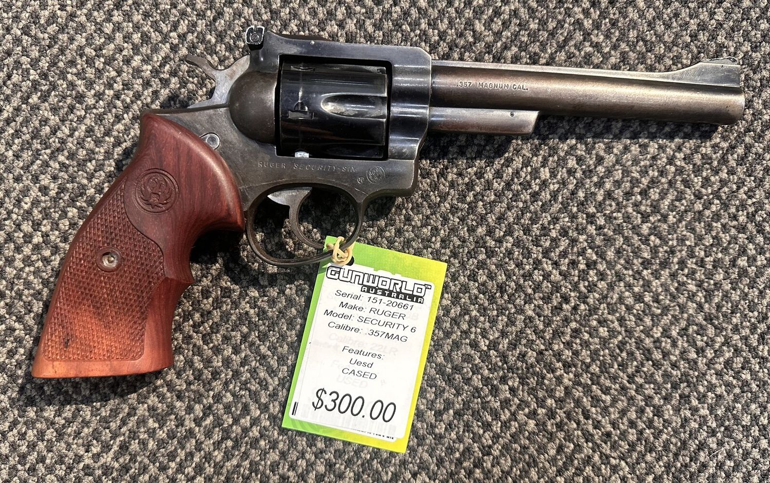 Consignment Ruger Security Six .357Mag Cased / SN: 151-20661