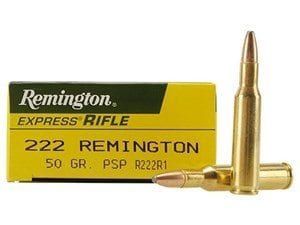 Remington Express Rifle .222Rem 50Gr PSP 20Pk