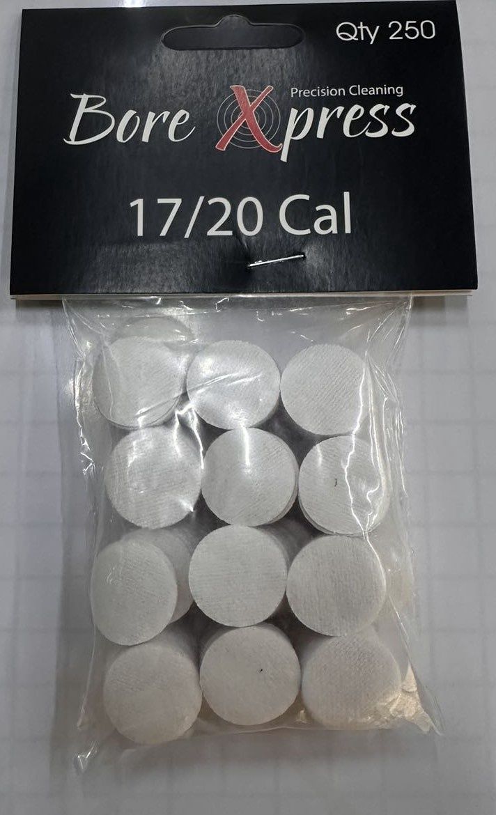 Bore Xpress Round Cotton Patch, Calibre: 17/20