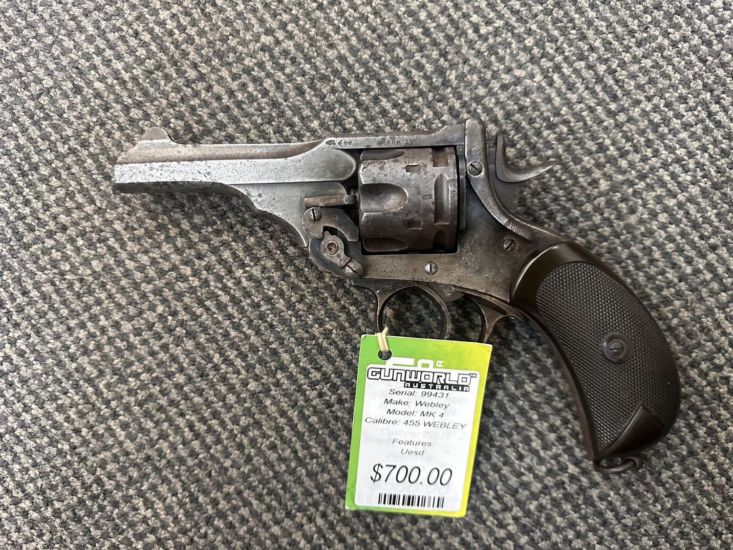 Used Webley MK 4 455 WEBLEY