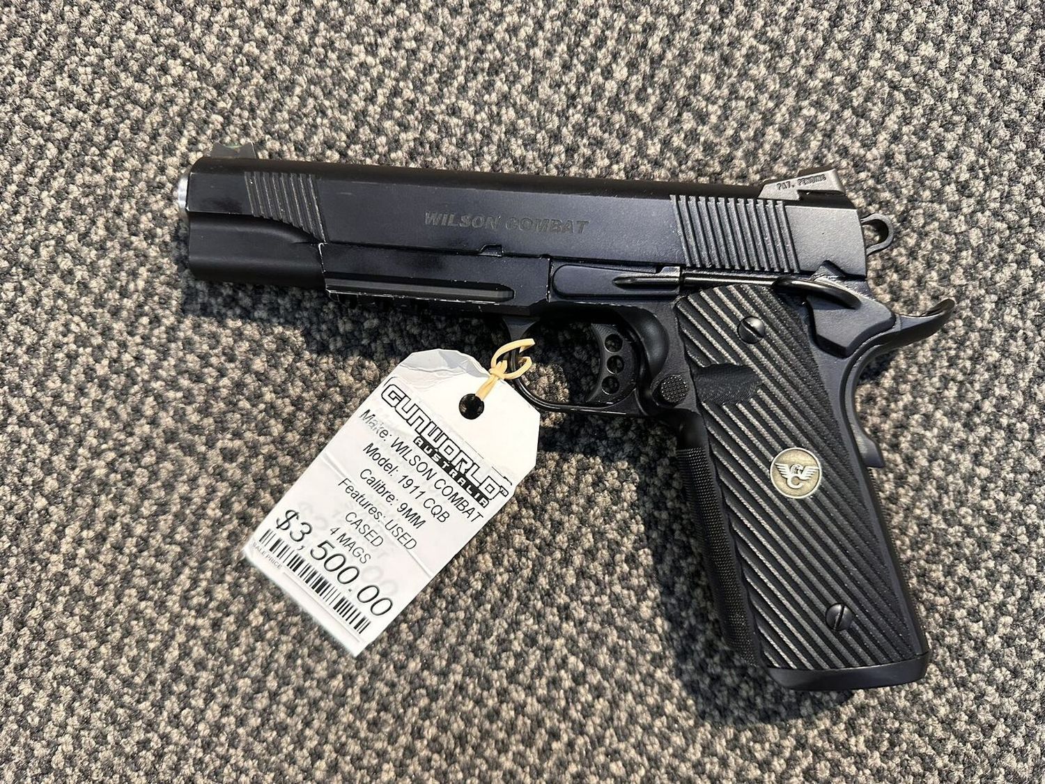 Consignment Used Wilson Combat CQB Tac LE 1911 9mm / SN: WCT30947