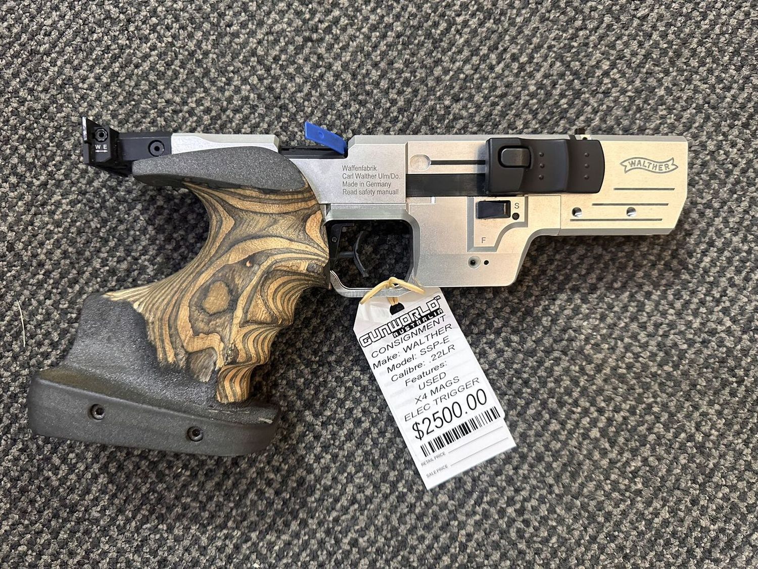 Consignment Used Walther SSP-E .22LR With 4 Mags
