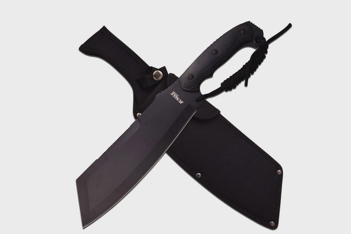 Jungle Master Pakkawood Sawback Machete