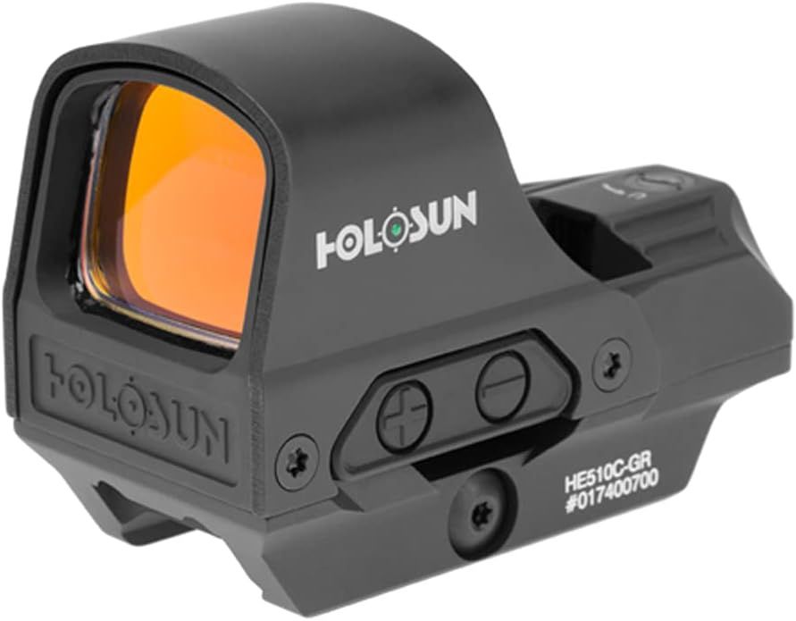 Holosun HE510C-GR 2 MOA or 65 MOA Circle Solar GREEN