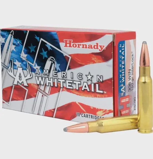 Hornady 308 Win 150 gr InterLock SP American Whitetail