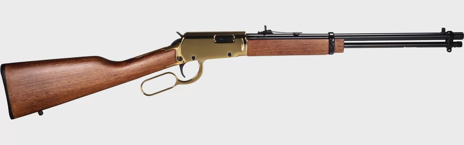 Rossi Rio Bravo Lever Action .22LR 18&quot; Gold Gloss Wood Stock 15 Round