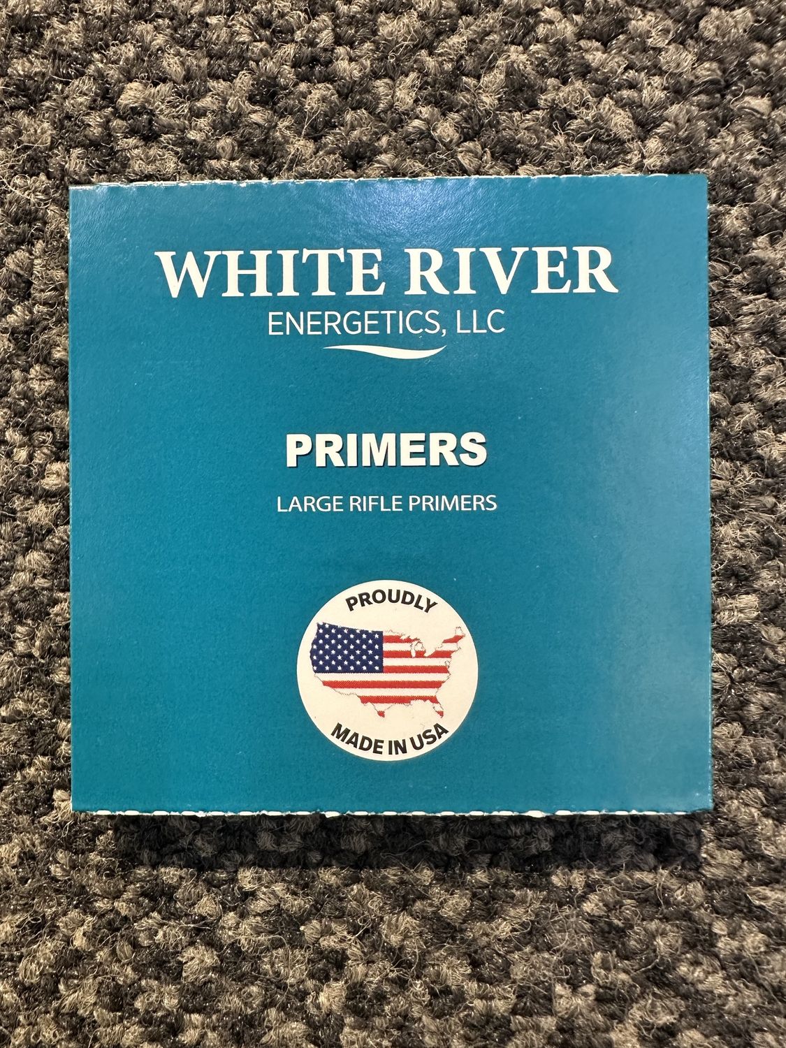 White River Energetics Primers 100 Pack, Size: Large Rifle
