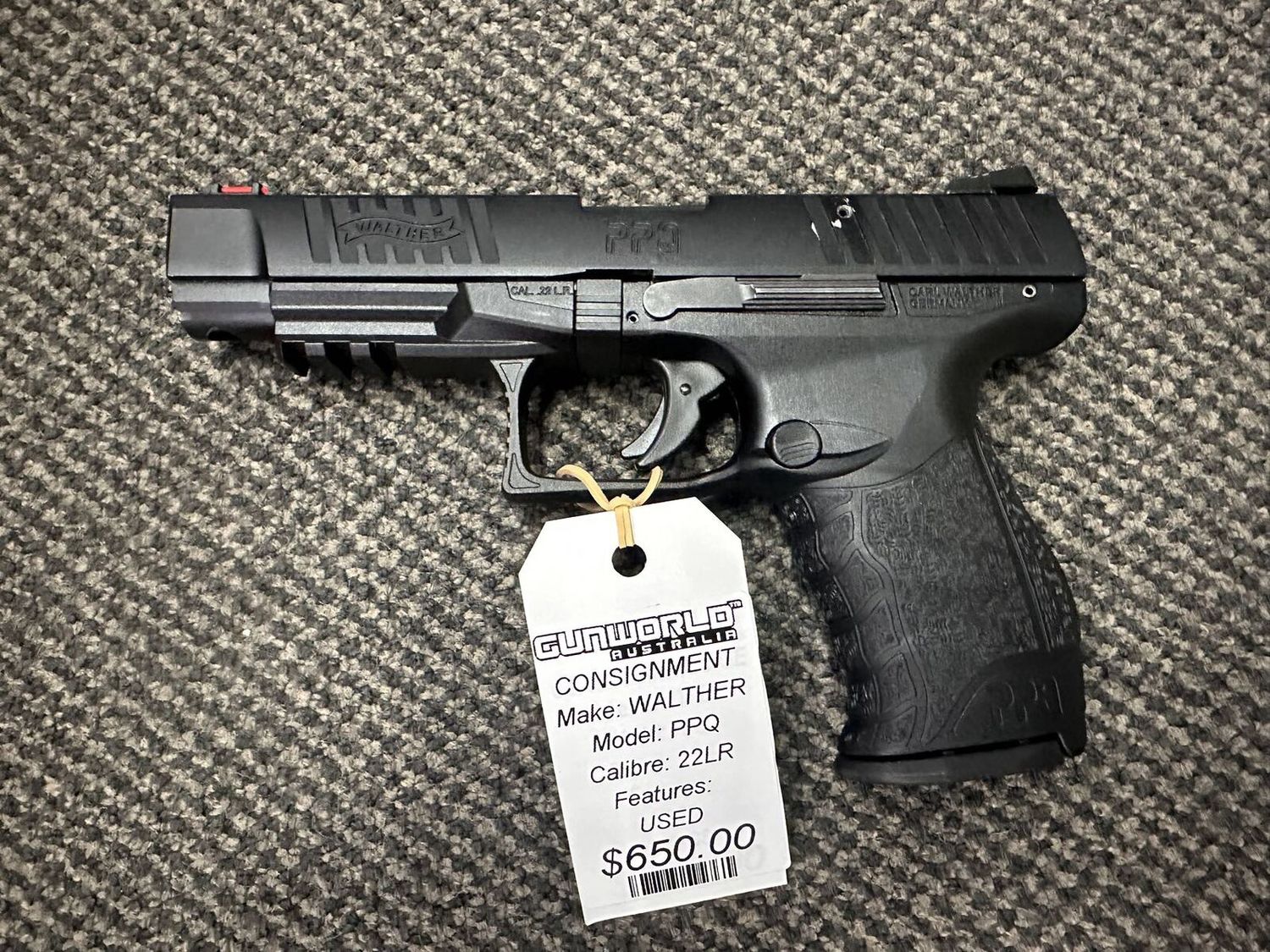 Consignment Used Walther PPQ .22LR / SN: PP017745