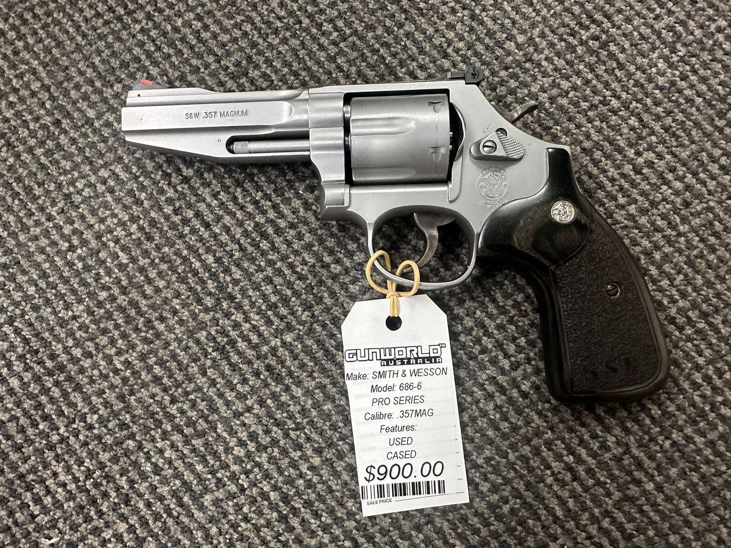 Used Smith &amp; Wesson 686-6 Pro Series .357