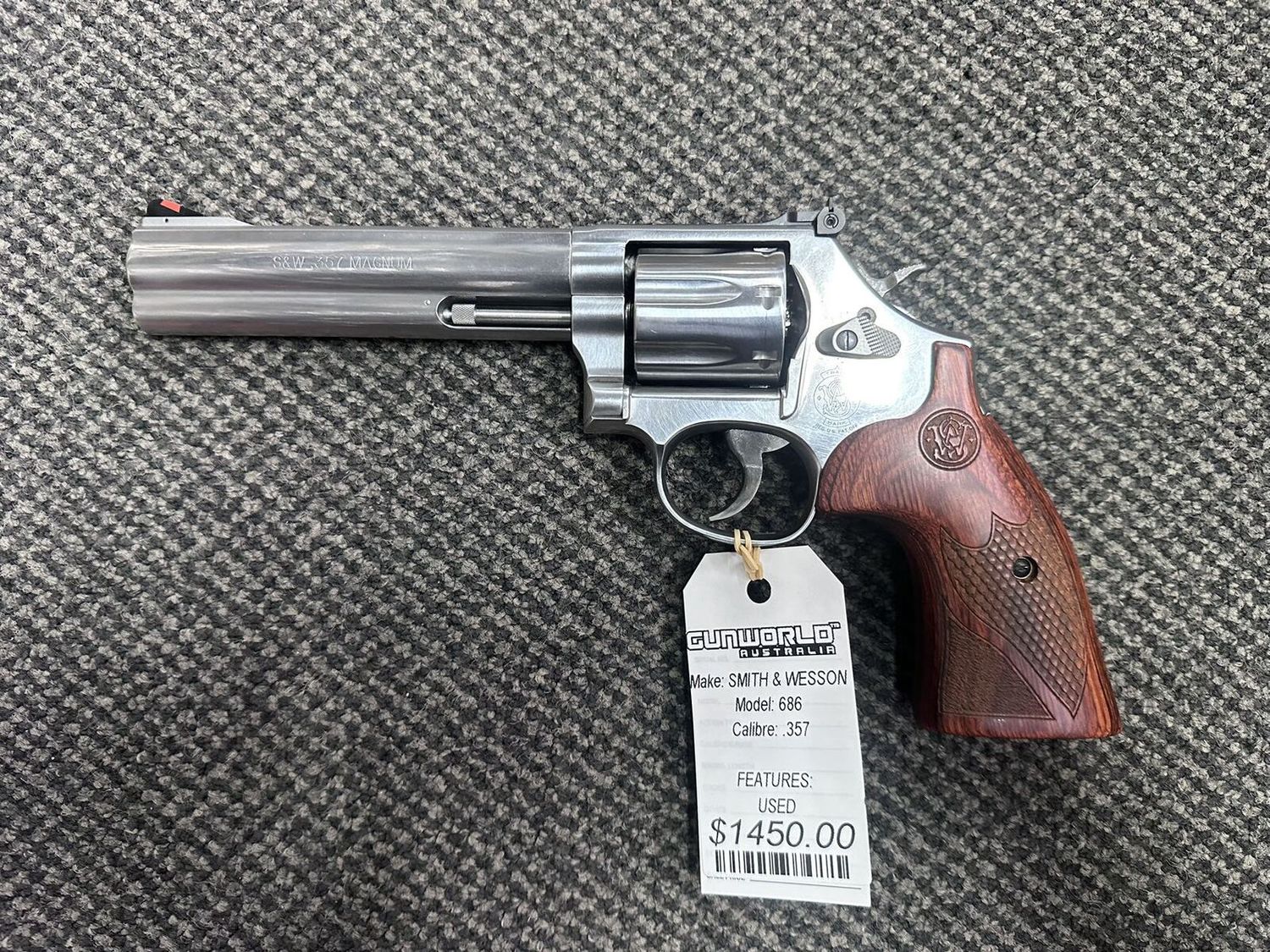 Used Smith &amp; Wesson 686 Revolver .357Mag 7Rnd