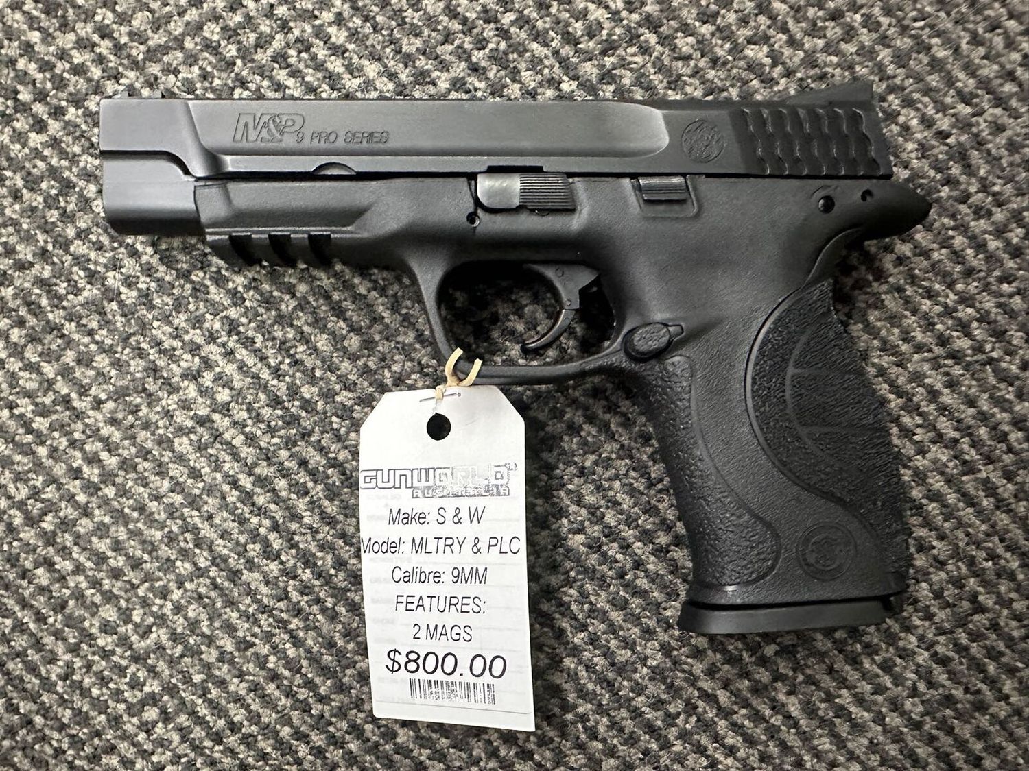 Used Smith &amp; Wesson Military &amp; Police 9MM 10Rnd