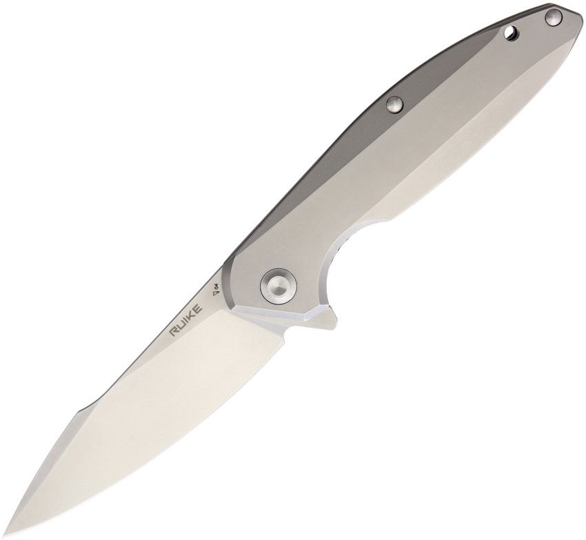 Ruike P128-SF Framelock Folding Knife | 8.5&quot; Overall, 14C28N Stainless Steel