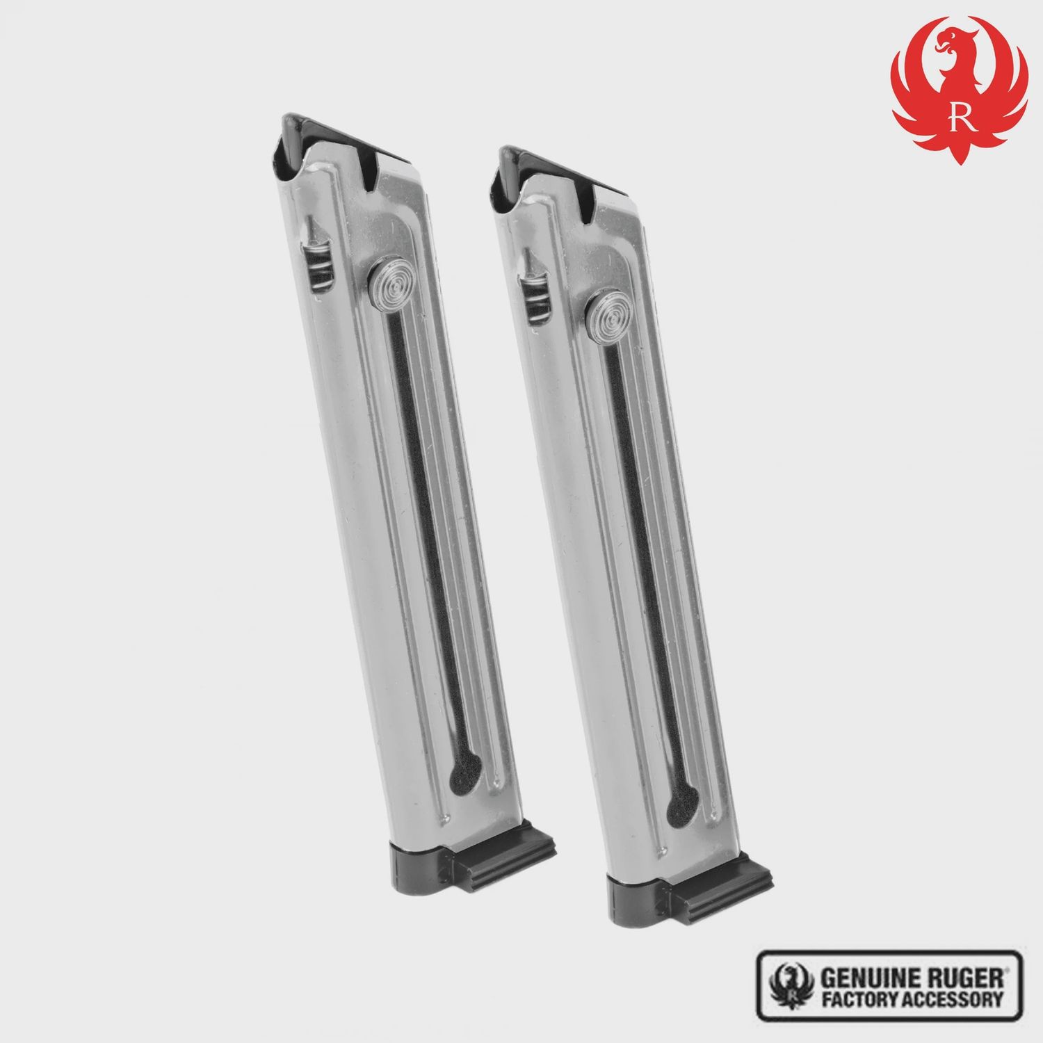 RUGER MK III/MK IV 10rnd Stainless Magazine Value 2-Pack