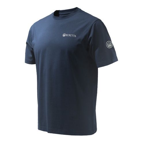 Beretta Team Short Sleeve T Shirt, Colour: Blue Total Eclipse, Size: M