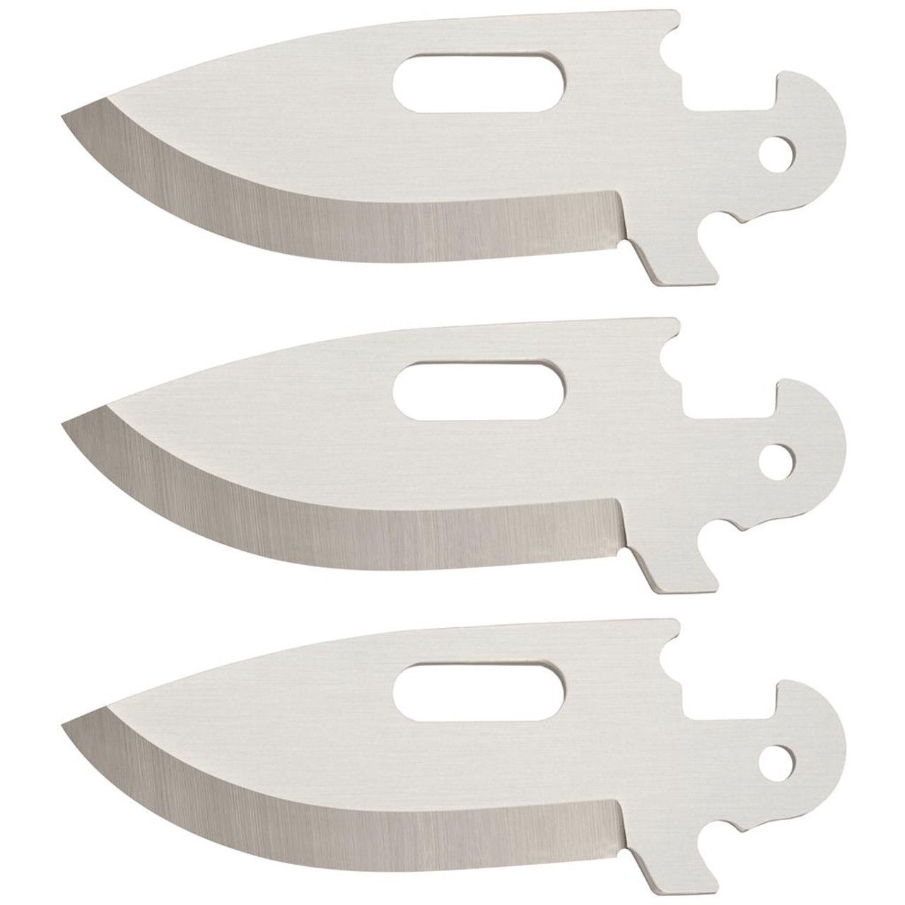 Cold Steel Click N Cut Blades, Blade: 3 Drop Pt Plain
