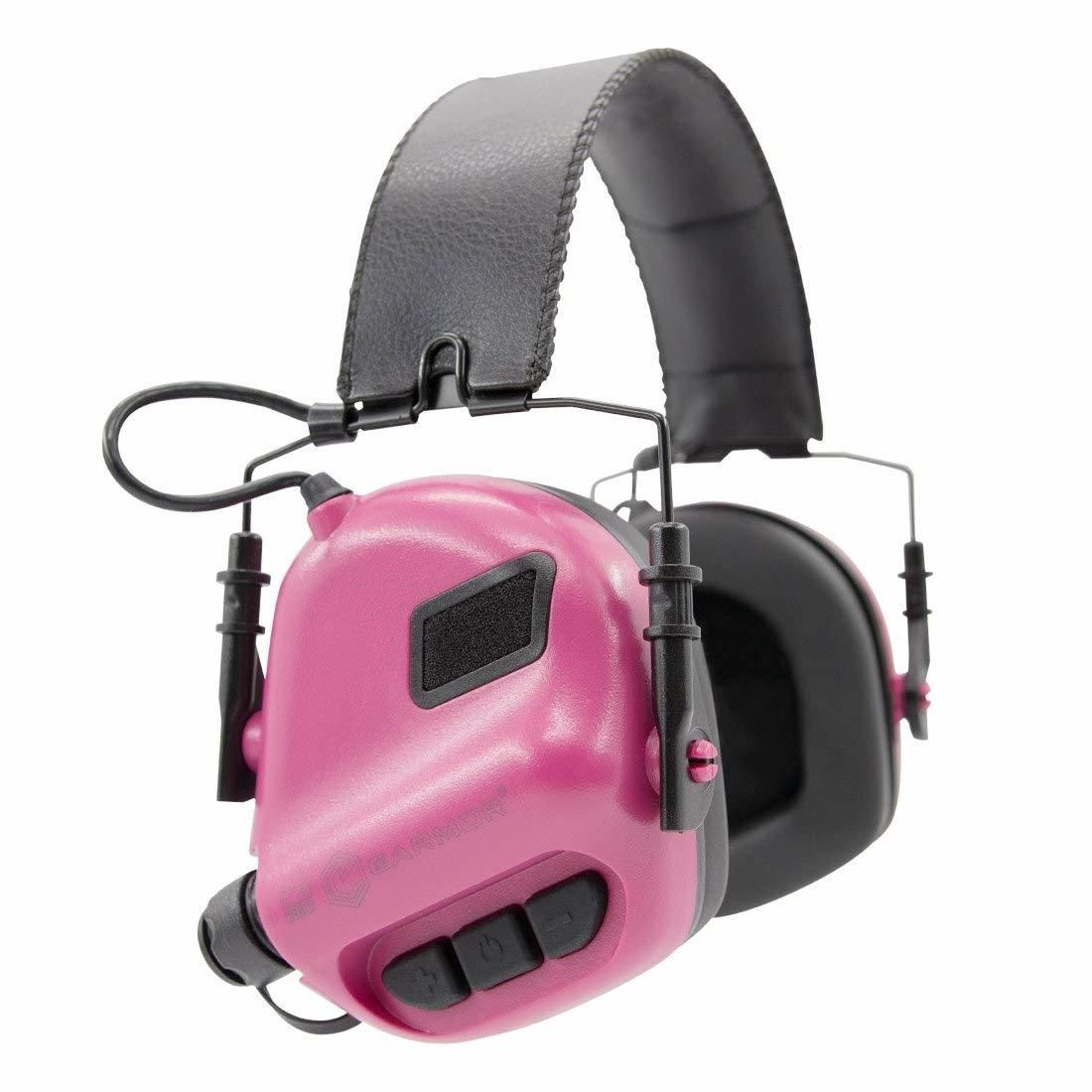 Earmor M31 Plus Electronic Earmuffs, Colour: Pink