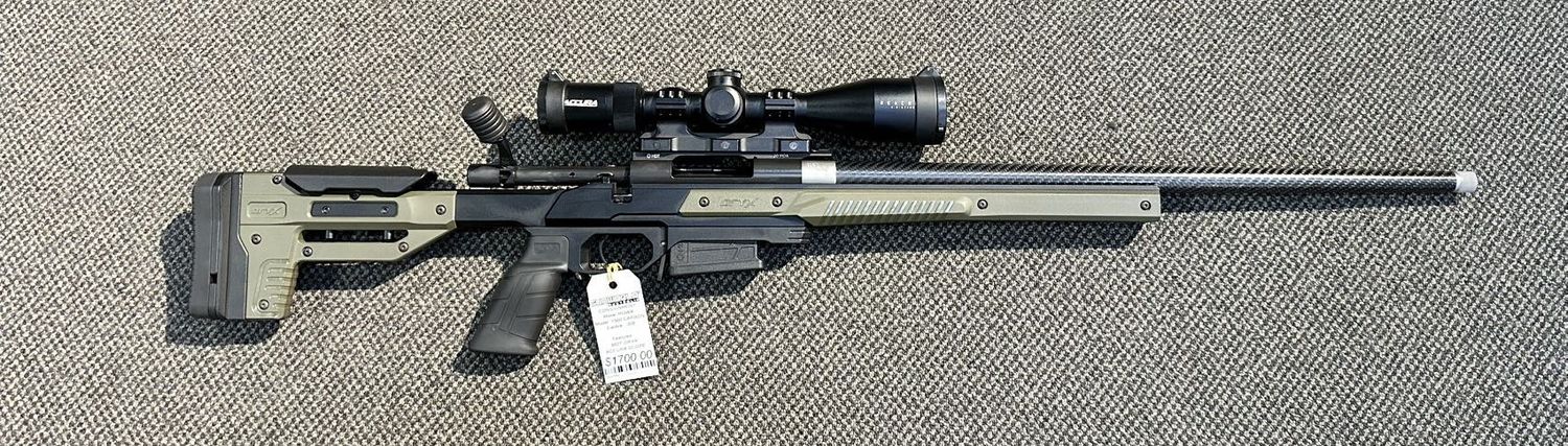 Used Howa 1500 .308 Carbon Barrel With MDT Oryx Chassis x2 Mags And Accura Scope / SN: B746236