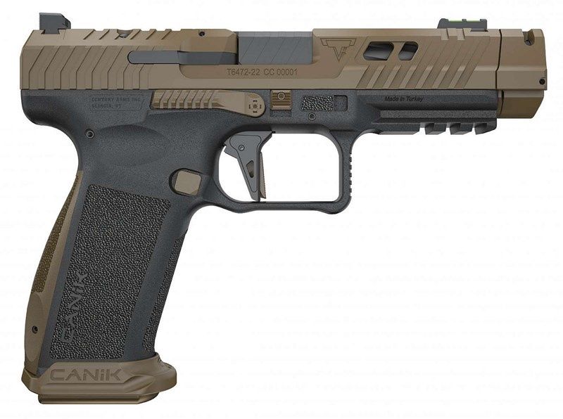 Canik TTI Combat 9mm Pistol - Bronze / Black 10 RND With 3x Magazines
