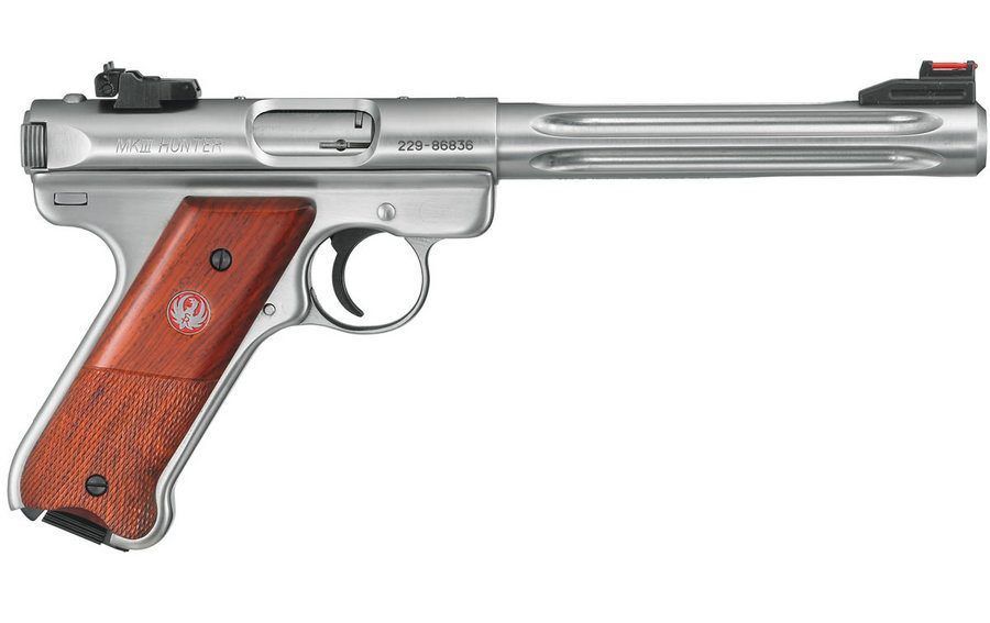 Ruger MKIV 22LR Hunter Stainless 174MM