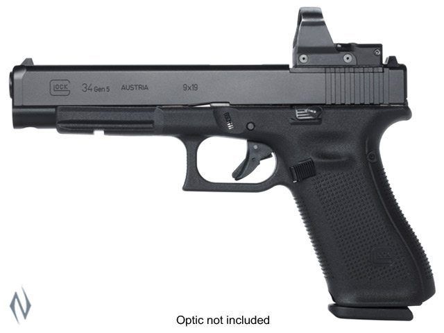 Glock 34 9mm Full Size 10 Shot Gen5 MOS 135mm