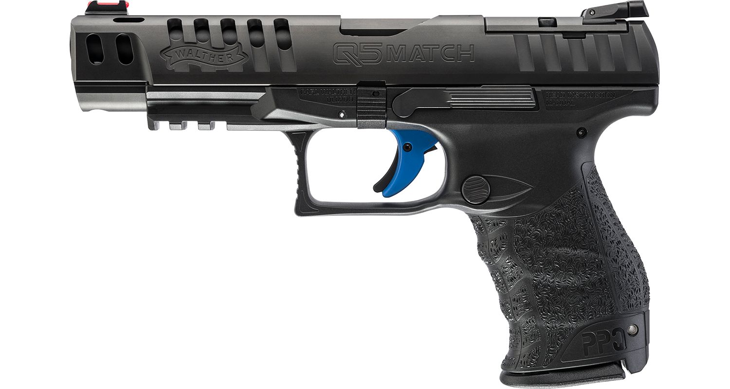 Walther PPQ Q5 Match 9mm 10 Shot Optic Ready