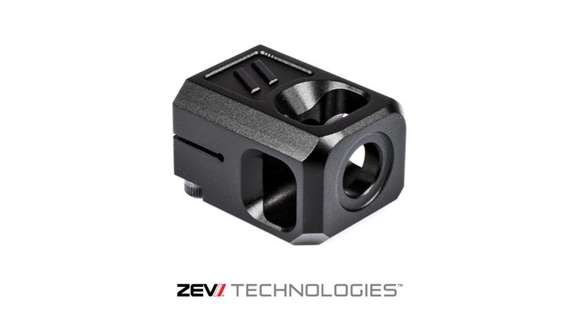 ZEV TECHNOLOGIES PRO COMPENSATOR V2 9MM, 1/2X28, BLACK