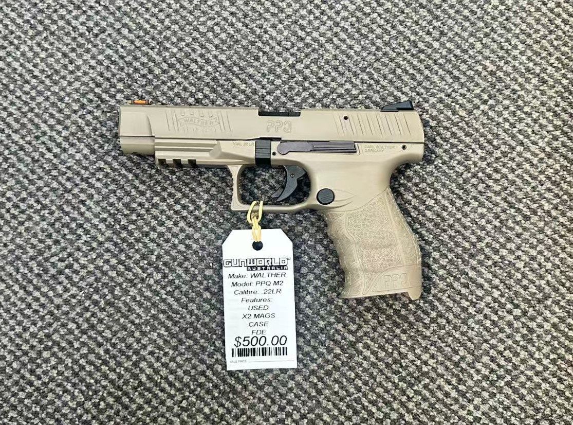Used Walther PPQ M2 .22LR FDE / SN: PP037769