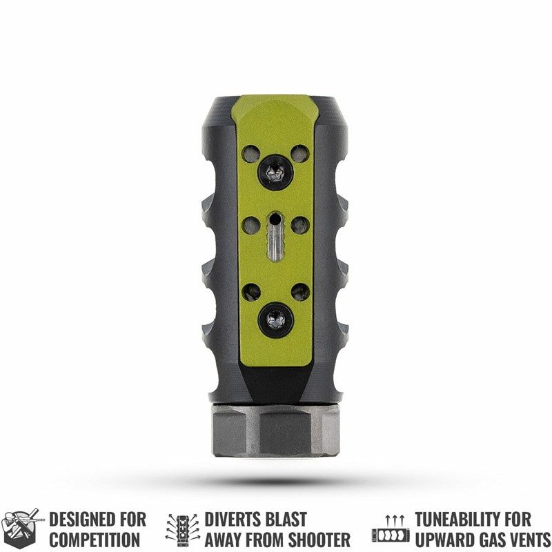 MDT COMP BRAKE 30CAL 5/8X24 Green