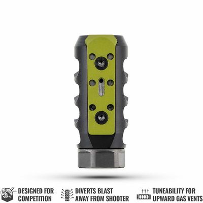 MDT COMP BRAKE 30CAL 5/8X24 Green