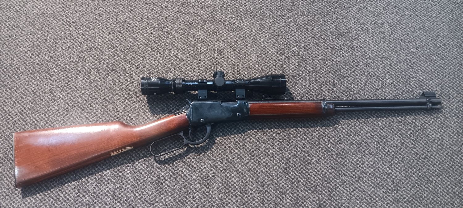 CONSIGNMENT USED ERMA EG 712 Lever Action 22lr with 3-9x40 scope SN: 080697