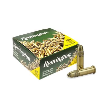 Remington .22lr Brass-Plated Hollow Point 525 Golden Bullet Value Pack