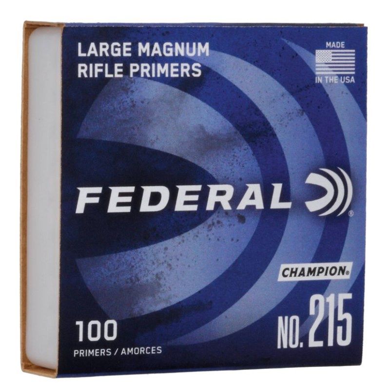 Federal Large Magnum Rifle Primers - 100
