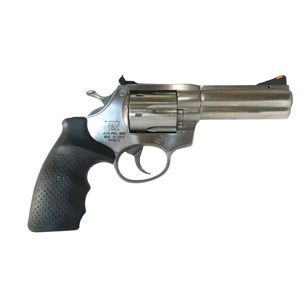 Alfa 9241 Para Classic 9mm Revolver Pistol 4in Stainless - 6 Shot