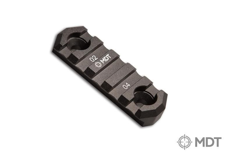 MDT ALUMINUM PICATINNY M-LOK RAIL, Length: 2.5&quot;