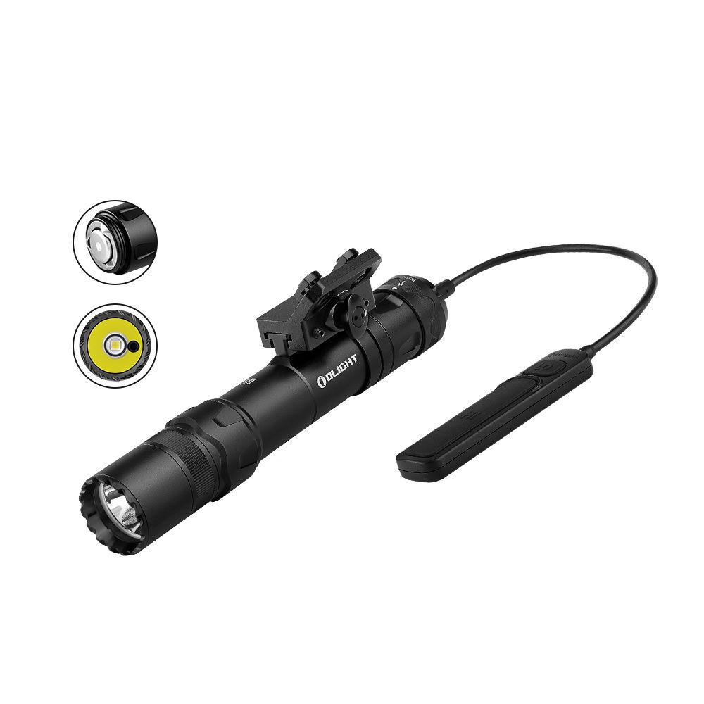 Olight Odin GL M Black 1500 Lumens Green Laser MLOK Tactical Rail Light