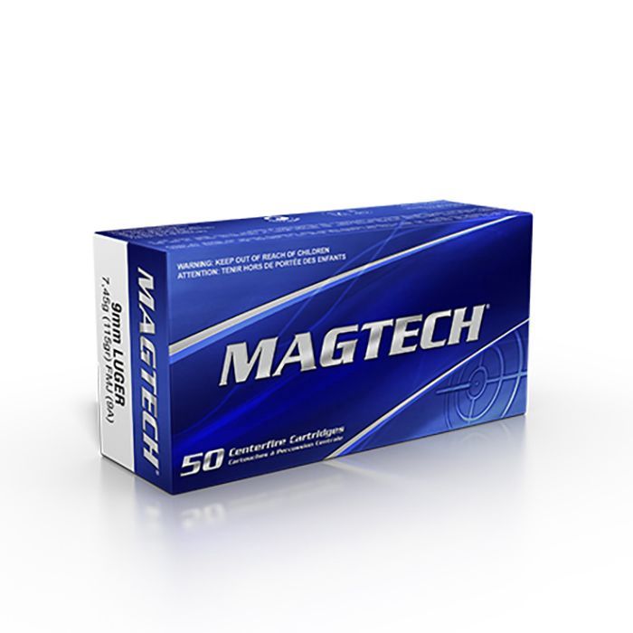 Magtech 9mm Luger, Variation: 115GR FMJ - 50pk