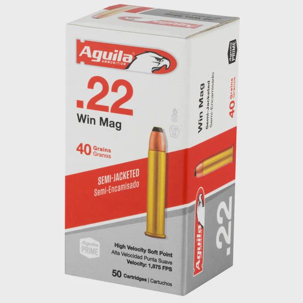 Aguila .22WMR 40gr 50pk 1875fps