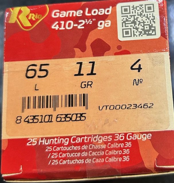 RIO STAR Game Load No 4 10G 2.5&quot; 25Pk