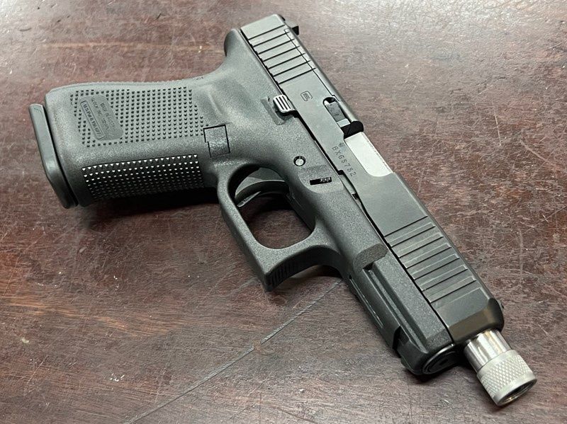 GLOCK 19 GENERATION 5 FS 9MM 10 SHOT WILSON COMBAT 120MM STAINLESS STEEL THREADED BARREL