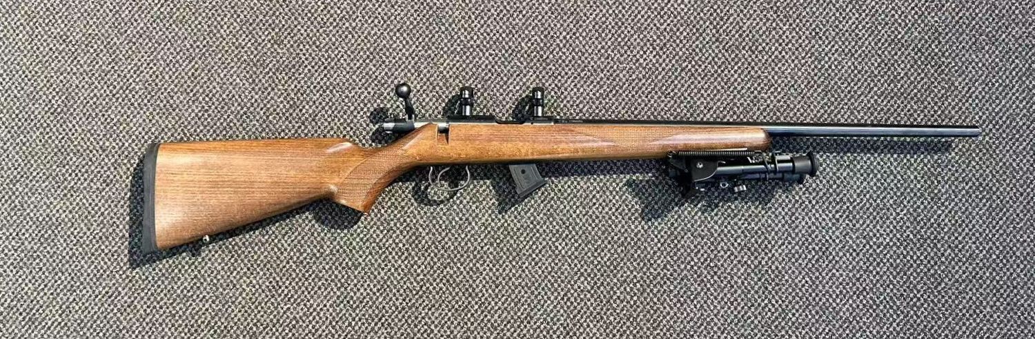 Consignment Used CZ 455 American .22LR - SN: C058596 With Bipod And Rings