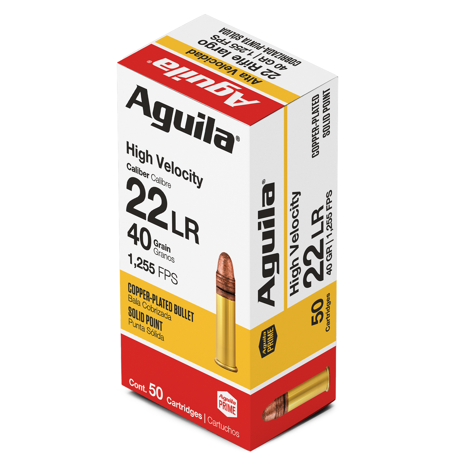 AGUILA 22LR HV SP 40GR AMMUNITION (50/BOX)