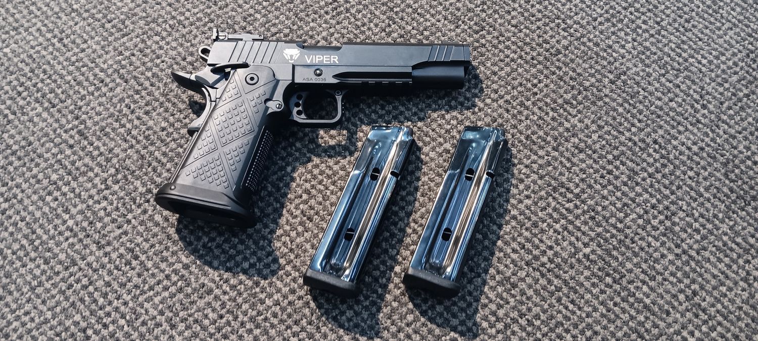 CONSIGNMENT ASA VIPER 2011 9MM 2X MAGS CASE USED SN: ASA0036