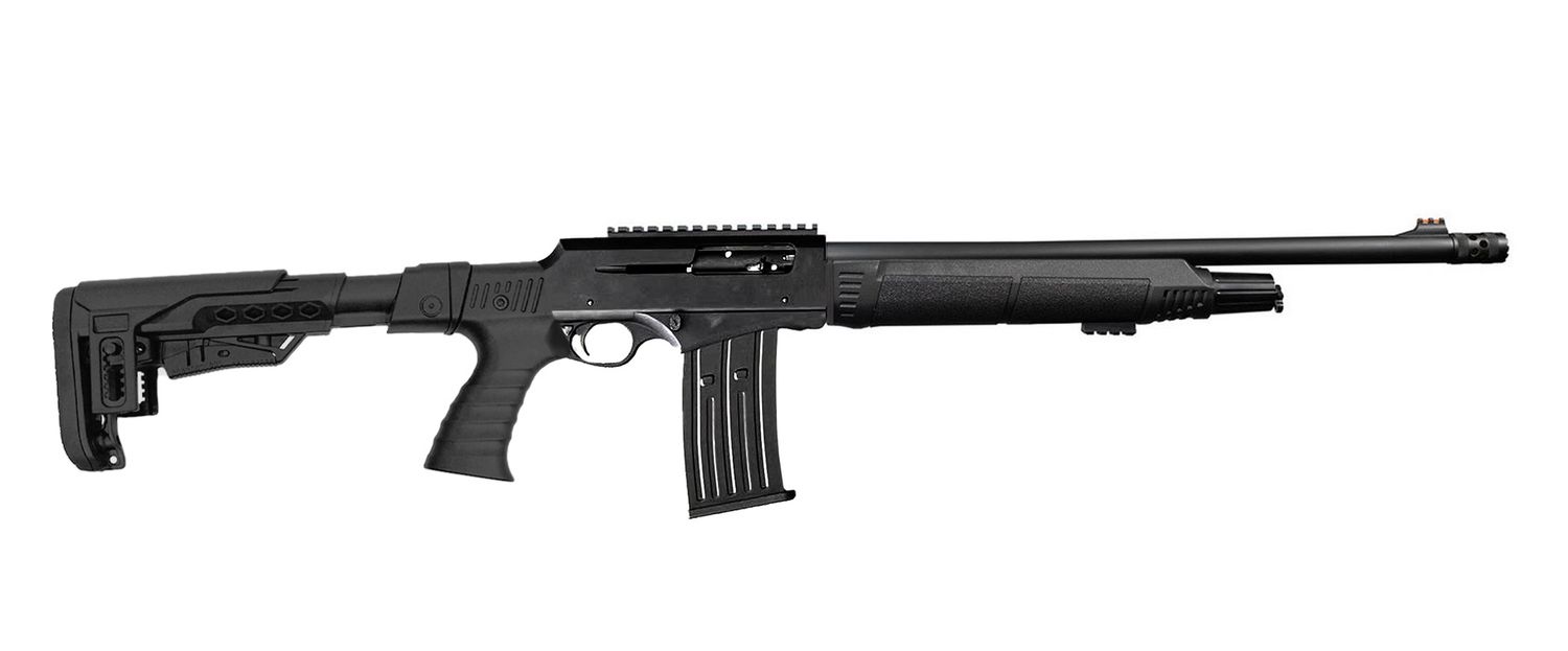 Celik Arms Buck Master Gen 2 M (Magazine Fed) Push Button Shotgun 12GA 20&quot; TACTICAL - Pistol Collapsible